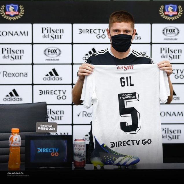 La presentación de Leonardo Gil, el quinto refuerzo de Colo Colo