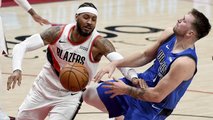 Portland Trail Blazers derribó a Dallas Mavericks pese a gran actuación de Luka Doncic
