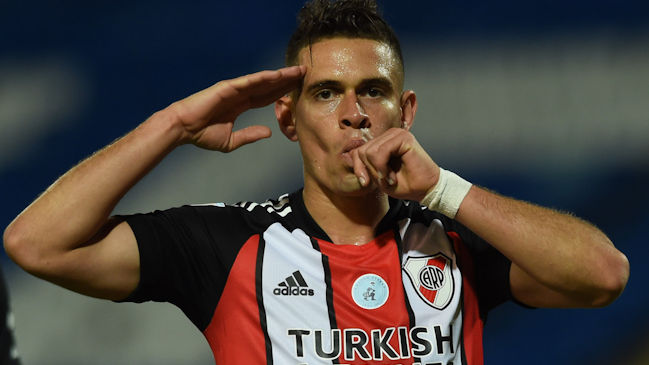 Rafael Santos Borré brilló con un “póker” de goles en triunfazo de River Plate sobre Godoy Cruz