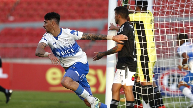 Fernando Zampedri apareció en el segundo palo y marcó el descuento para la UC