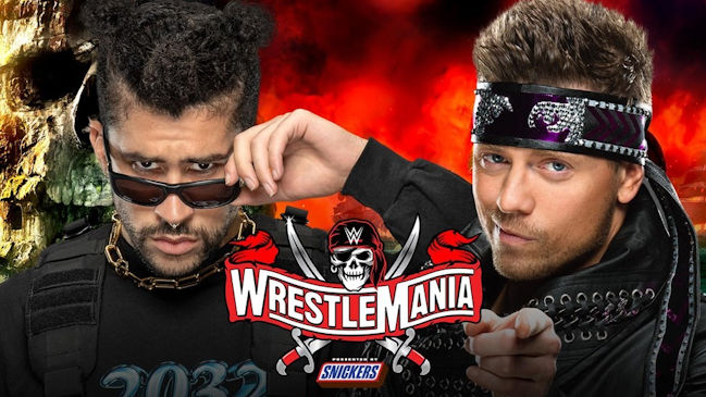 Bad Bunny enfrentará a The Miz en un combate en Wrestlemania