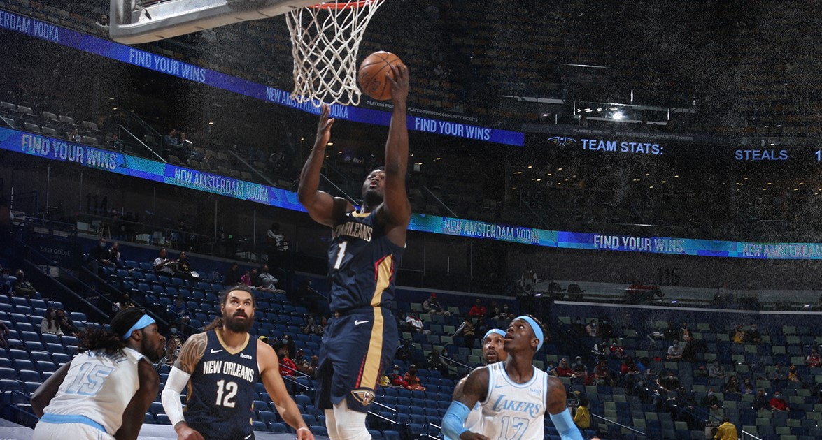 Brandon Ingram y Zion Williamson destrozaron a Los Lakers en victoria de New Orleans Pelicans