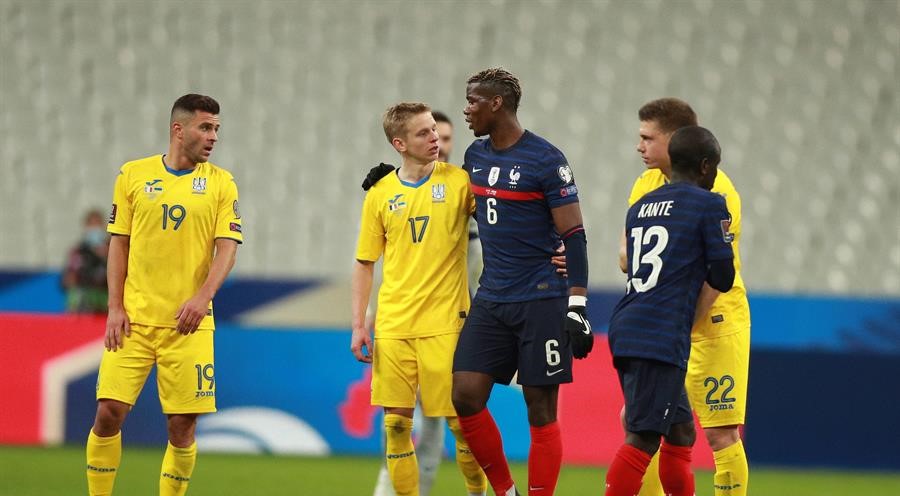 Francia igualó con Ucrania en el inicio de las clasificatorias mundialistas de la UEFA