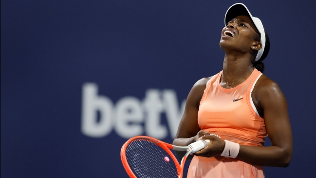Sloane Stephens reaccionó a tiempo y derribó a Océane Dodin en Miami