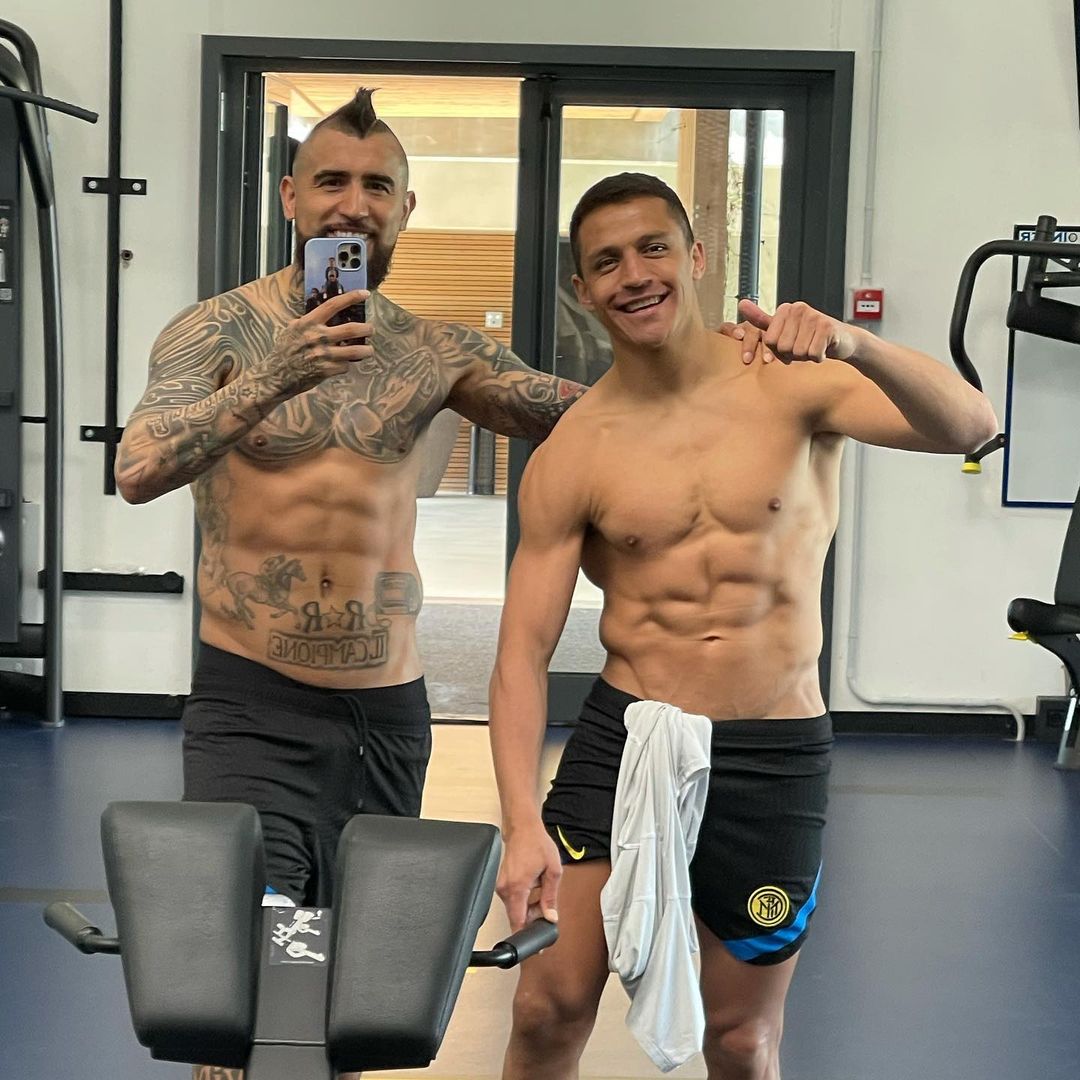 Arturo Vidal y Alexis Sánchez se lucen trabajando juntos en Italia: Preparándonos para lo que viene