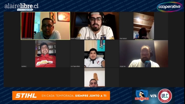 Luis Tapia y Jonathan Mondaca celebraron con Hinchada Cooperativa en el duelo Colo Colo-La Calera