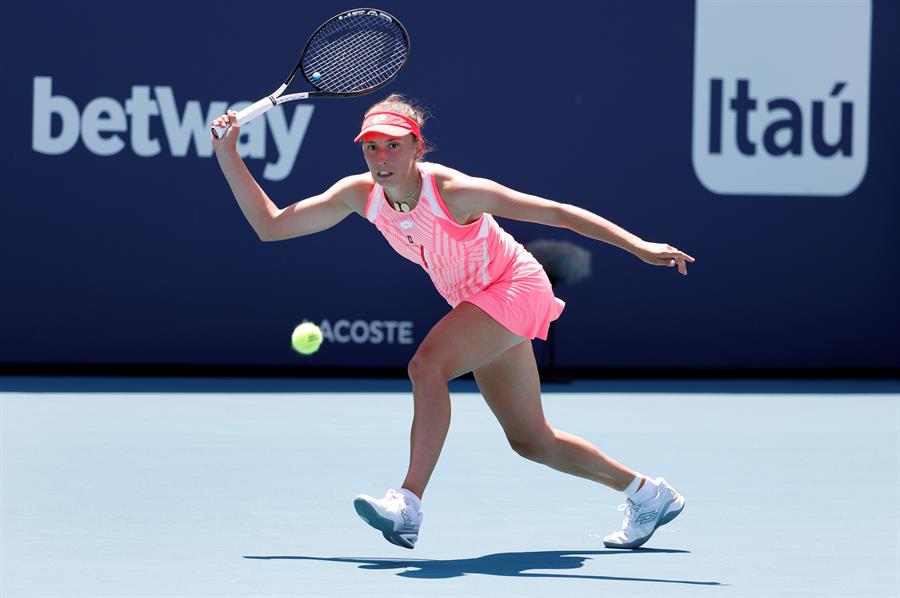 Elise Mertens sacó del WTA de Miami a Anett Kontaveitt y entró a octavos de final