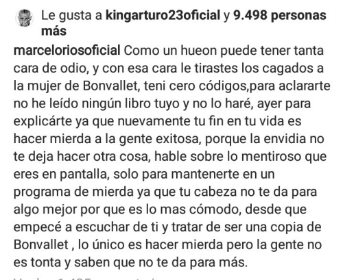 Con “me gusta” de Vidal: Marcelo Ríos volvió a descargar su ira contra periodista