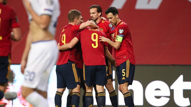 España despejó dudas y venció con autoridad a Kosovo en las Clasificatorias