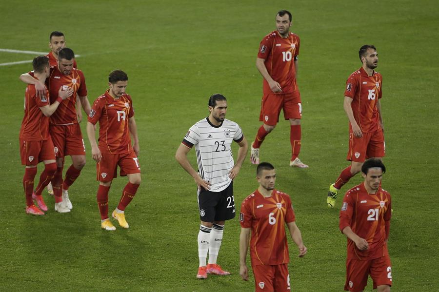 El inesperado triunfo de Macedonia del Norte sobre Alemania en las Clasificatorias a Qatar 2022