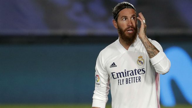 Sergio Ramos sufrió una lesión en el gemelo que lo marginará de la llave ante Liverpool en Champions