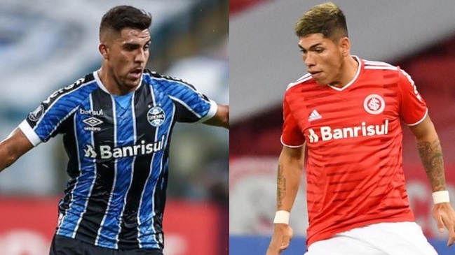 Carlos Palacios y César Pinares fueron citados en Inter y Gremio para el clásico de Porto Alegre