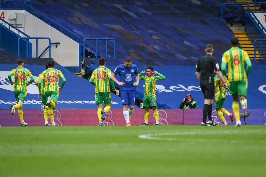 ¡Sorpresa en la Premier! West Bromwich aplastó a Chelsea