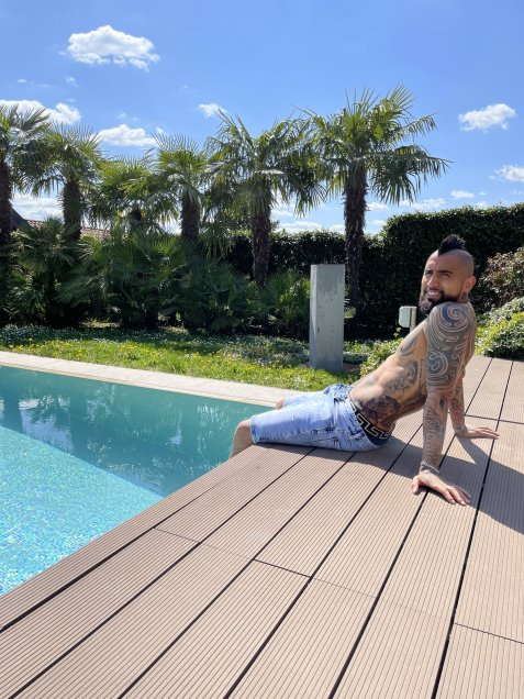 En modo relax: Así disfrutó Arturo Vidal tras volver a las convocatorias en Inter