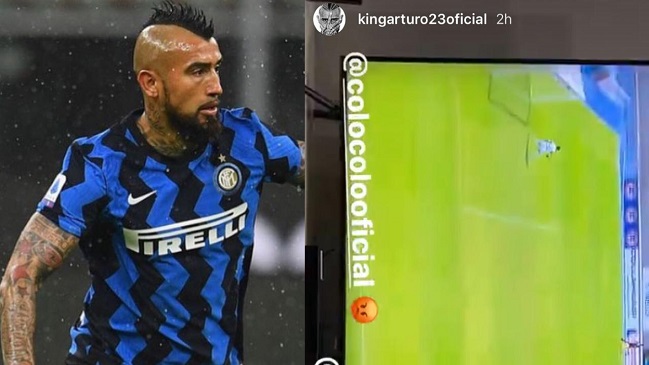 Arturo Vidal se lanzó contra Colo Colo tras el gol de Esteban Paredes en Coquimbo