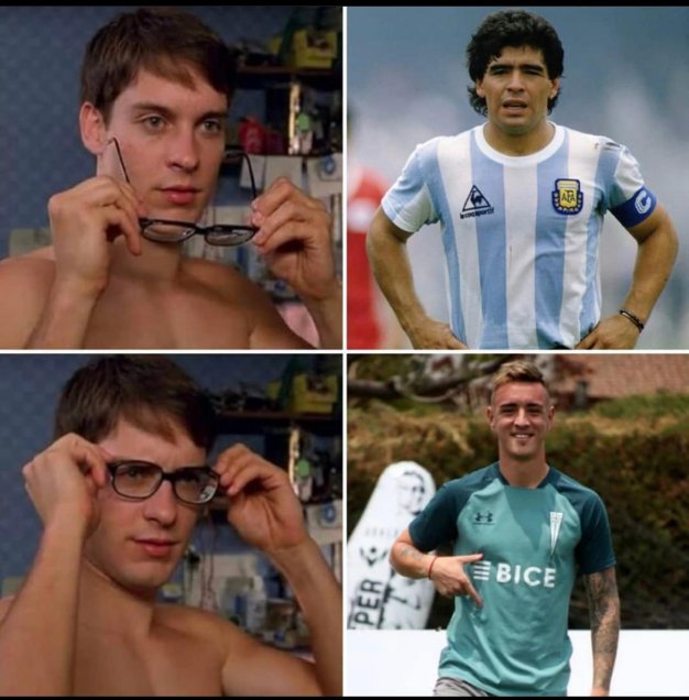 Los memes que dejó la jugada “maradoniana” de Asta-Buruaga en el segundo gol de la UC a Palestino