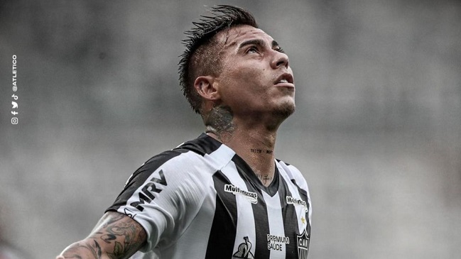 ¡Gran cabezazo! Eduardo Vargas anotó en triunfo de Atlético Mineiro sobre Pouso Alegre