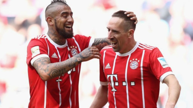 Arturo Vidal no se olvida de su “hermano” Ribéry y lo saludó en su cumpleaños