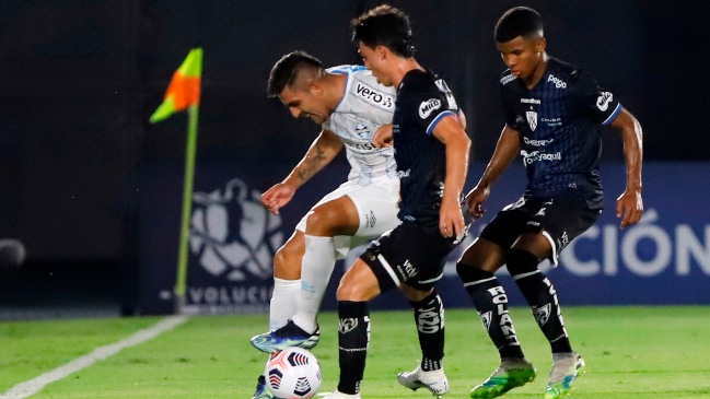 César Pinares fue capitán en la derrota de Gremio ante Independiente del Valle en la Libertadores