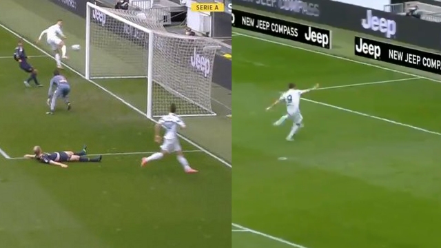 La jugada que abrió el debate: ¿Falló Cristiano o habilitó con el poste a Morata?