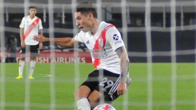 Gonzalo Montiel anotó un penal “sin mirar” en la victoria de River Plate