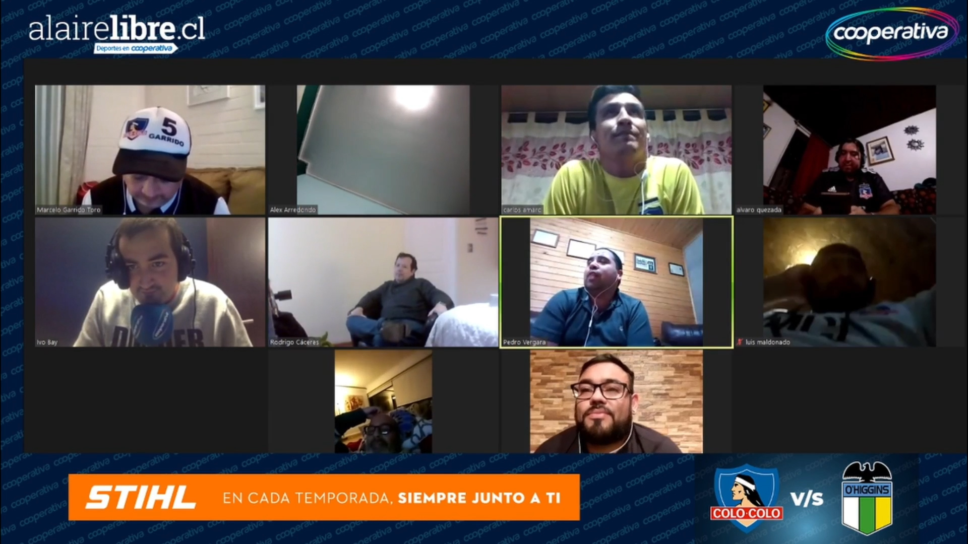 La expulsión de Zaldivia condiciona el partido: La Hinchada Cooperativa comentó la derrota de Colo Colo