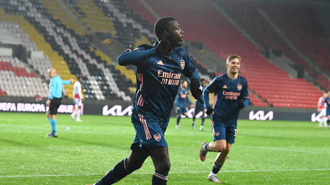 Arsenal arrasó en la revancha con Slavia Praga y accedió a semifinales de Europa League