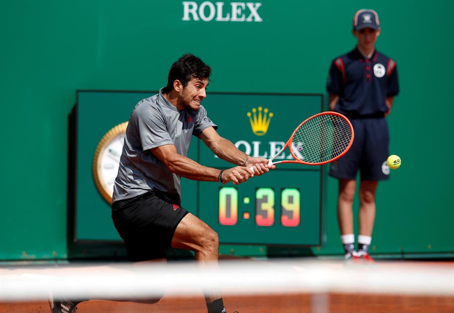Cristian Garin tampoco pudo seguir avanzando en el dobles de Montecarlo