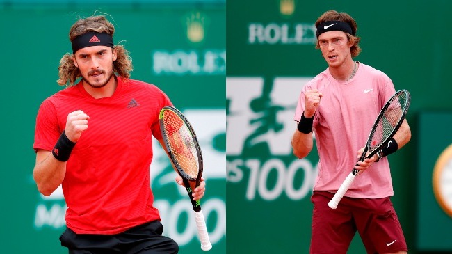 Stefanos Tsitsipas y Andrey Rublev disputarán la gran final del Masters de Montecarlo