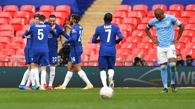 Chelsea sorprendió y eliminó a Manchester City en semifinales de la Copa FA