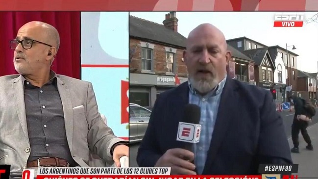 Reconocido periodista argentino sufrió un gesto obsceno en pleno despacho