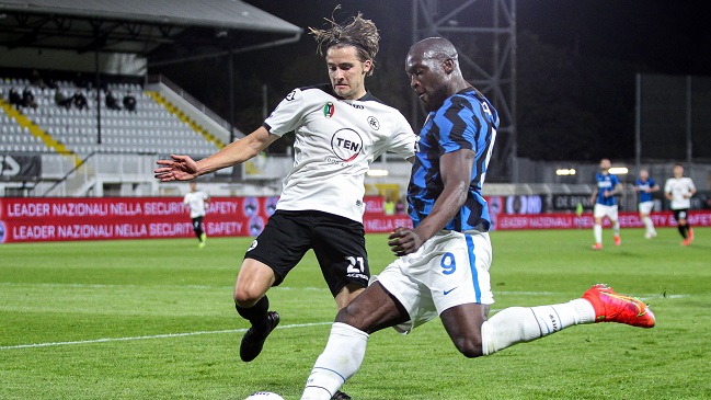 Inter se olvidó del triunfo e igualó ante Spezia con Alexis Sánchez en cancha