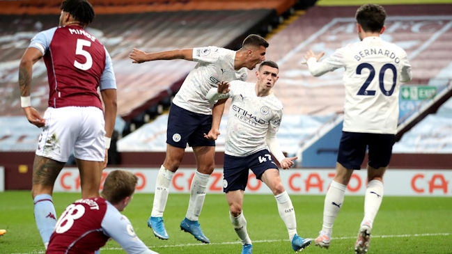 Manchester City remontó a Aston Villa y dio un gran paso hacia el título de la Premier