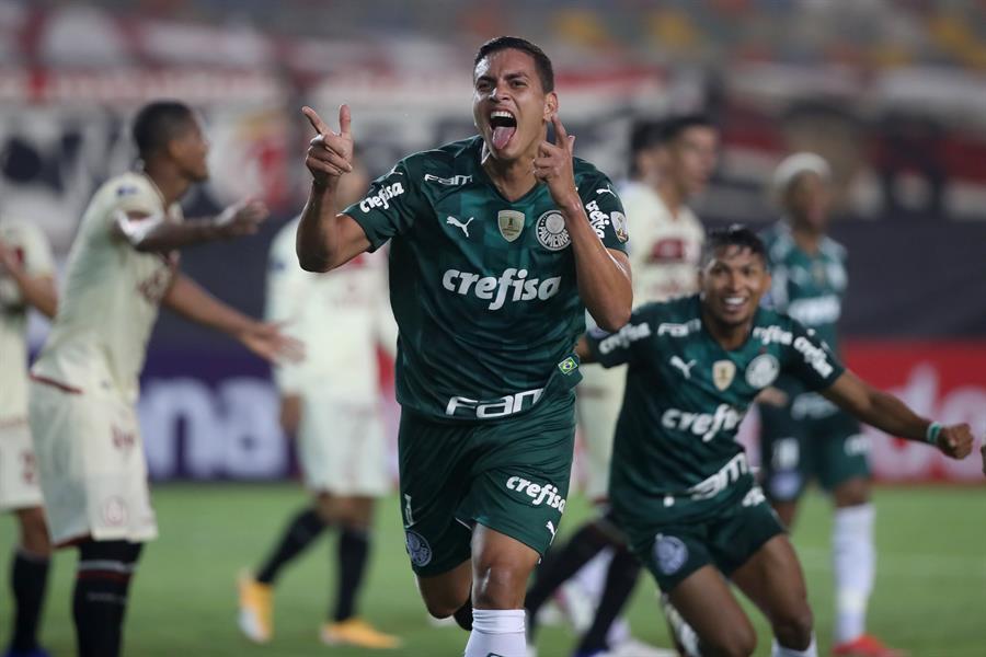 Palmeiras inicio la defensa de su corona con gran triunfo sobre Universitario en Copa Libertadores