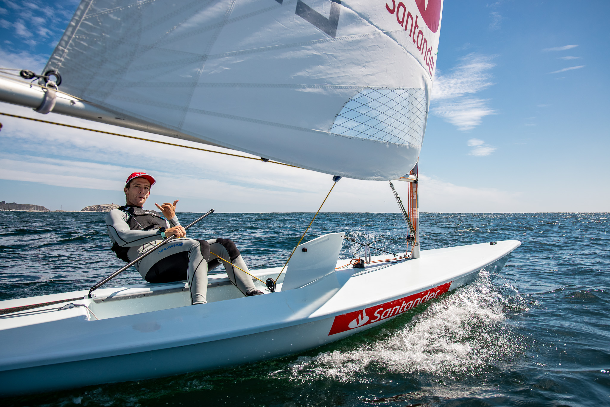 Clemente Seguel clasificó a la flota de oro de vela olímpica en Portugal