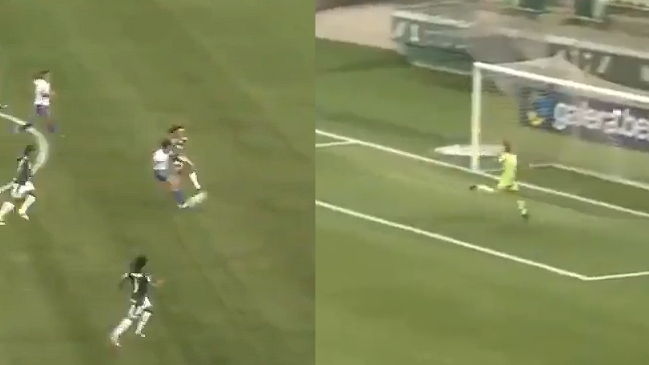 Delantera brasileña anotó un golazo desde la mitad de cancha ante Palmeiras