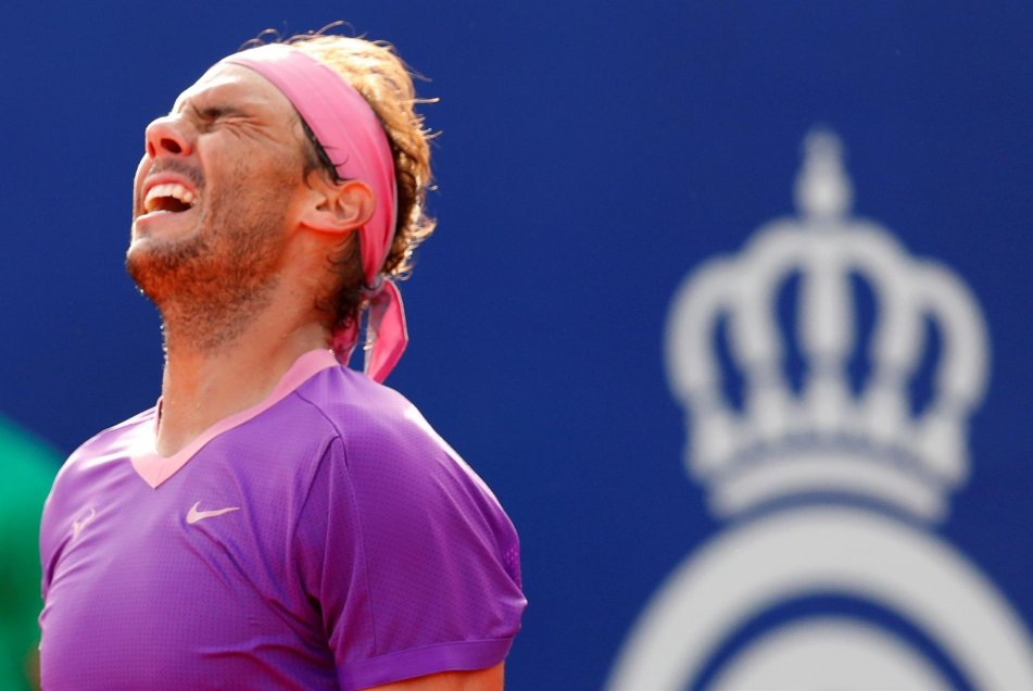 La celebración de Rafael Nadal en su 12° título en el Conde de Godó