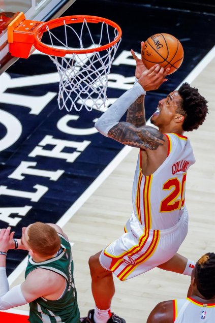 Los Hawks frenaron a Antetokounmpo y vencieron a Milwaukee