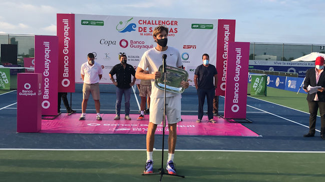 Jarry y el título en Salinas: Me ayudó mucho poder mantenerme mentalmente durante todo el torneo