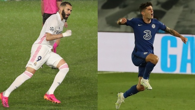 Real Madrid y Chelsea igualaron en Champions, con históricos goles de Benzema y Pulisic