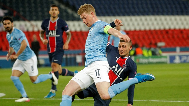 Kevin De Bruyne comandó remontada de Manchester City ante PSG en Champions