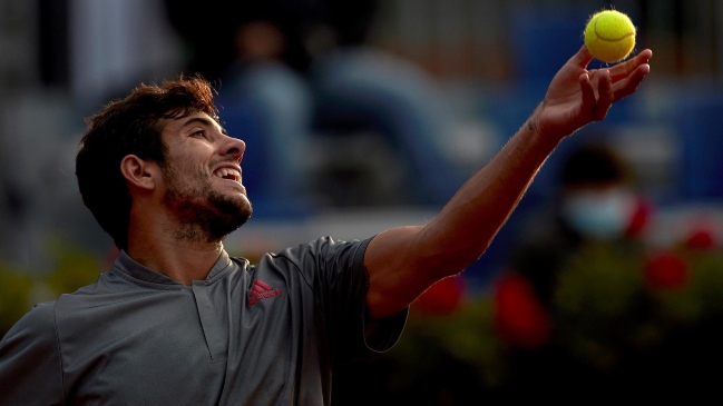 Cristian Garin avanzó a cuartos de final del ATP de Estoril por lesión de Gasquet