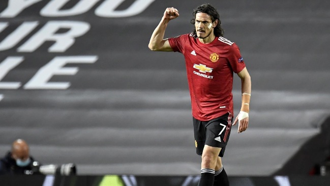 Bruno Fernandes y Edinson Cavani comandaron aplastante goleada de Manchester United a Roma