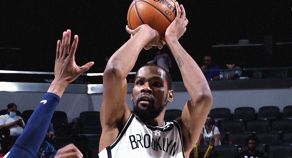 Kevin Durant brilló con doble-doble en sólido triunfo de Brooklyn Nets ante Indiana Pacers