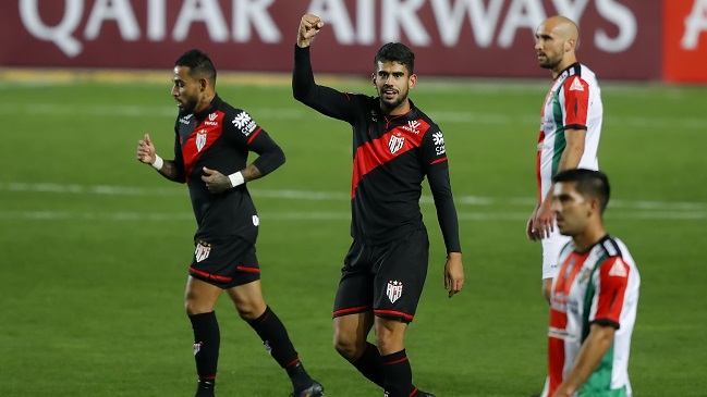 Palestino sufrió amarga derrota ante Atlético Goianiense en Copa Sudamericana