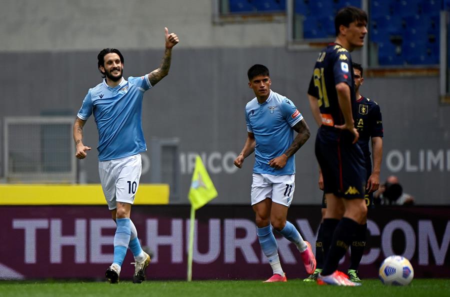 Lazio derribó a Genoa en “guerra de goles” por la Serie A