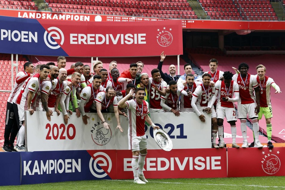 Ajax se coronó por trigésima quinta vez campeón de la liga holandesa