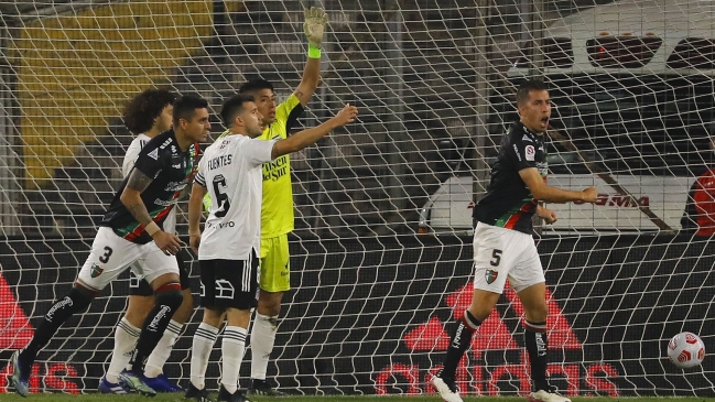 Bruno Romo empató para Palestino con un cabezazo en el área menor