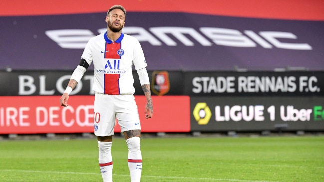 PSG tropezó ante Rennes y quedó lejos del puntero Lille a falta de dos fechas en la Ligue 1