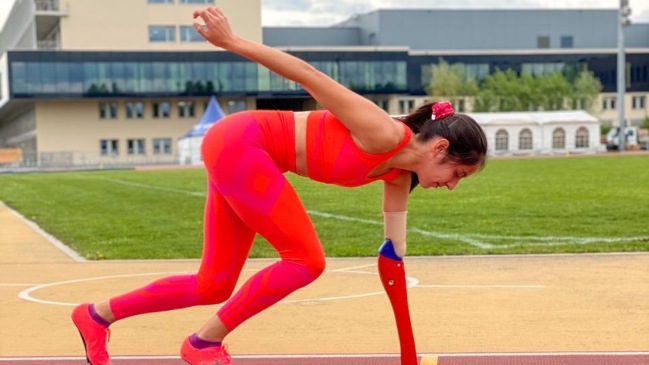 Amanda Cerna obtuvo el primer lugar en los 200 metros planos T47 en el Grand Prix de Nottwil